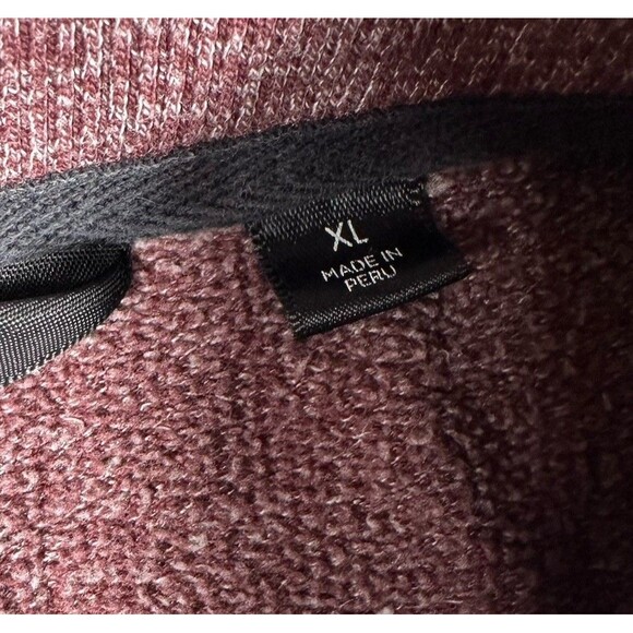 Travis Mathew Hideaway Sweater Men’s XL Heather Red 1/4 Zip Golf Pullover Fleece - Picture 4 of 7